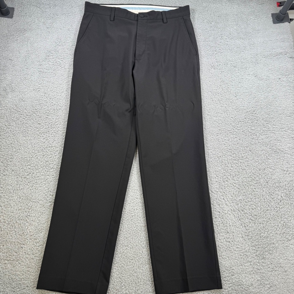 FootJoy FJ Golf Pants Mens 34x32 Black Straight Fit Performance Stretch Trousers